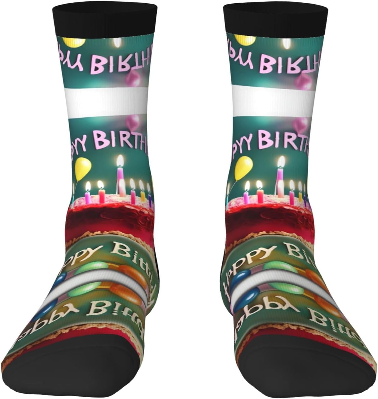 Chaussettes de sport — à motifs, respirant