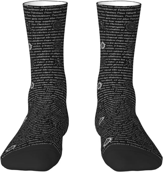 Chaussettes fantaisie – unisexe, hauteur mi-mollet, à motifs, Lot de 2