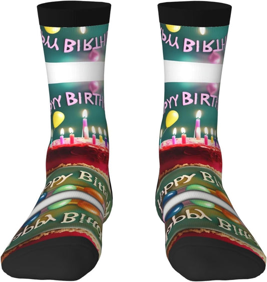 Chaussettes de sport — à motifs, respirant