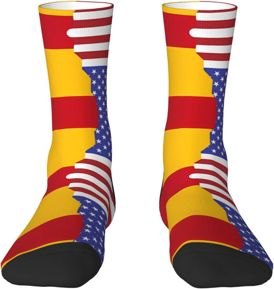 Chaussettes de sport: à motifs, respirant