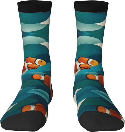 Chaussettes de sport — à motifs, respirant